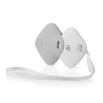 Nedis Keyfinder | Geschikt voor: Apple Find My App | Batterij Gevoed | 3x CR2032 | Incl. batterij(en) | Bluetooth® versie: 5.1 | Batterijlevensduur tot: 1 Jaar | Wit | 3 Stuks