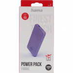 Powerbank Fabric 10000mAh Purple