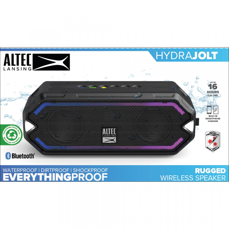 ALTEC LANSING Speaker IMW1200 HydraJolt RGB IPX67 Black ALTEC LANSING Speaker IMW1200 HydraJolt RGB IPX67 Black