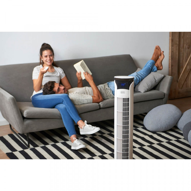 Tower Fan White 102cm