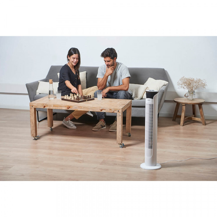 Tower Fan White 81cm