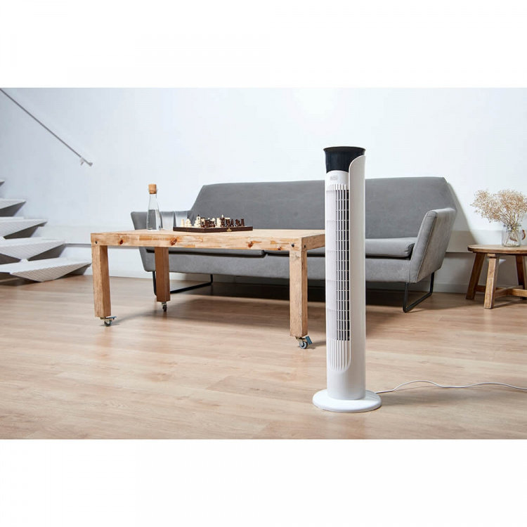 Tower Fan White 81cm