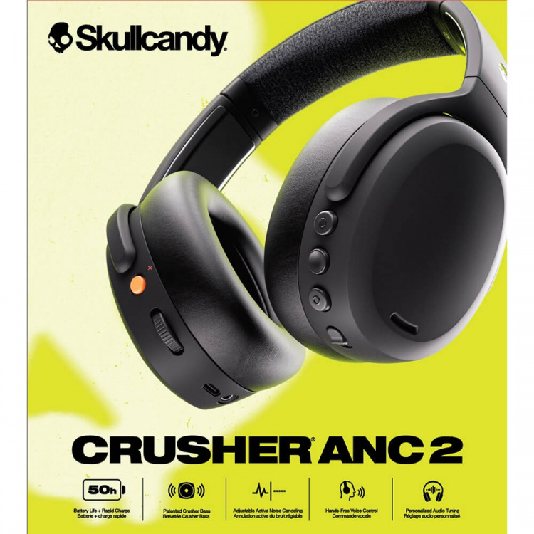 Headphone Crusher ANC 2 Sensory Bass Over-Ear Black