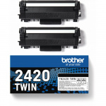 Toner TN2420TWIN TN-2420 Black Twin-pack Toner TN2420TWIN TN-2420 Black Twin-pack
