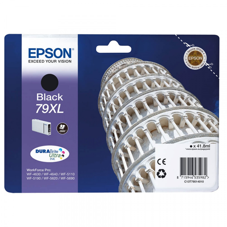 Ink C13T79014010 79XL Black, Tower of Pisa Ink C13T79014010 79XL Black, Tower of Pisa