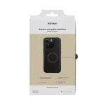 Phone Case Leather Magseries Black - iPhone 15 Pro 