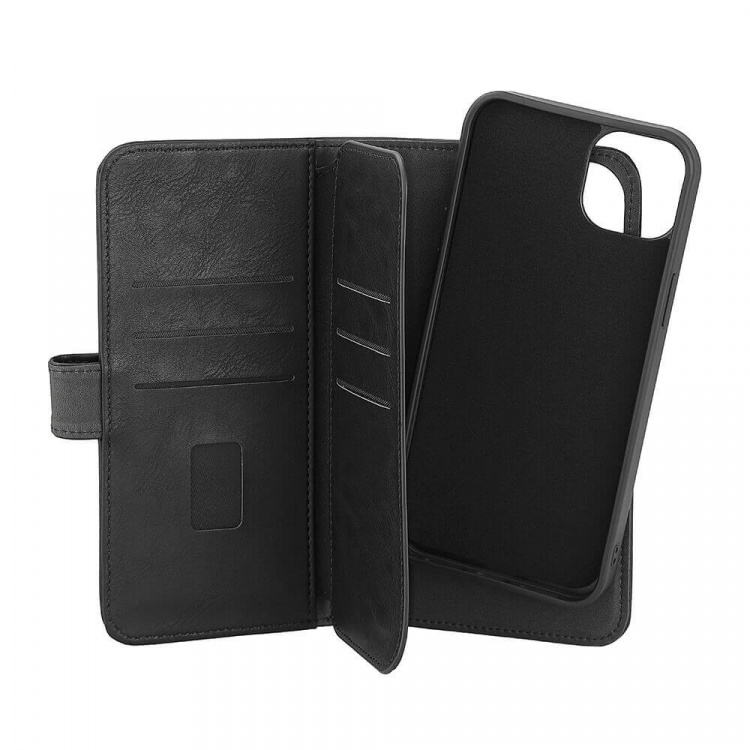 Wallet Case 2-in-1 7 Card Slots MagSeries Black - iPhone 15 Plus