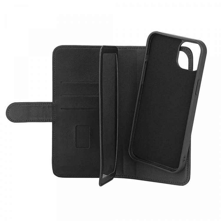 Wallet Case 2-in-1 7 Card Slots MagSeries Black - iPhone 15 Plus
