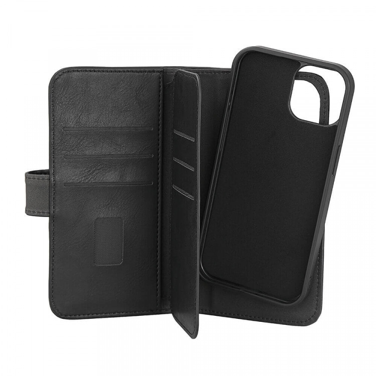 Wallet Case 2-in-1 7 Card Slots MagSeries Black - iPhone 15 