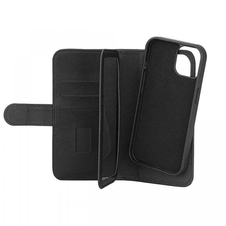 Wallet Case 2-in-1 7 Card Slots MagSeries Black - iPhone 15 