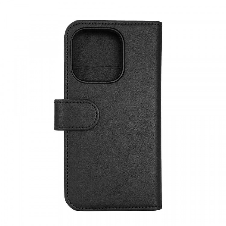 Wallet Case 2-in-1 3 Card Slots MagSeries Black - iPhone 15 Pro 