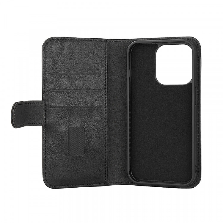 Wallet Case 2-in-1 3 Card Slots MagSeries Black - iPhone 15 Pro 