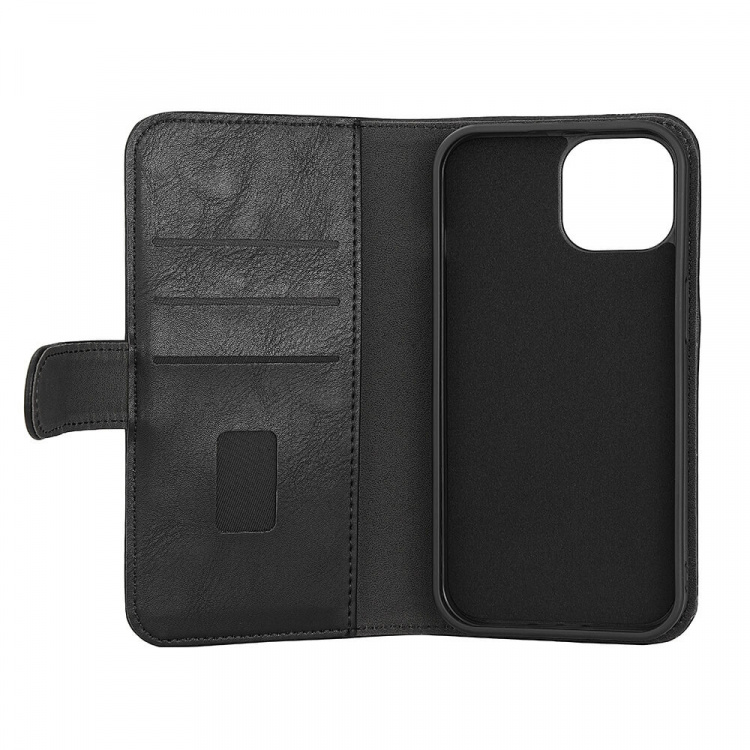 Wallet Case 2-in-1 3 Card Slots MagSeries Black - iPhone 15 Wallet Case 2-in-1 3 Card Slots MagSeries Black - iPhone 15