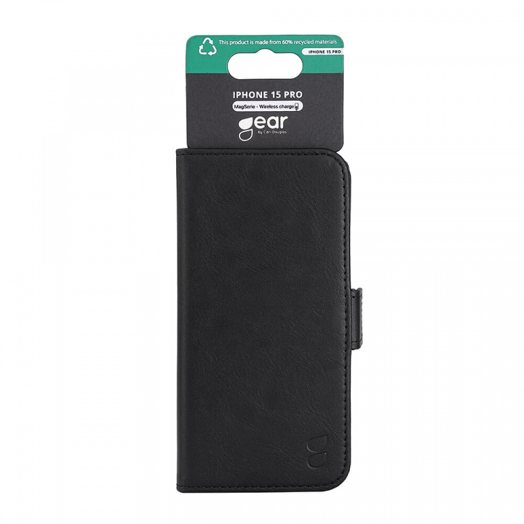 Wallet Case 3 Card Slots Magseries Black - iPhone 15 Pro