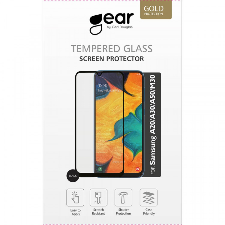 GEAR Gehard glas 2.5D Samsung A50 / A30 / A20 GEAR Gehard glas 2.5D Samsung A50 / A30 / A20