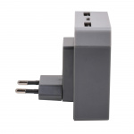 Charger 220V 1xUSB-C PD 2xUSB A 2.4A PD 30W 3.0 For Mobil/PC/Mac Total 45W