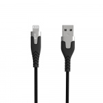 Cable PRO USB-A to Lightning C89 1.5m Black Kevlarcabel and Metalhousing