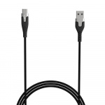 Cable PRO USB-A to USB-C 2.0 1.5m Black Kevlarcabel and Metalhousing