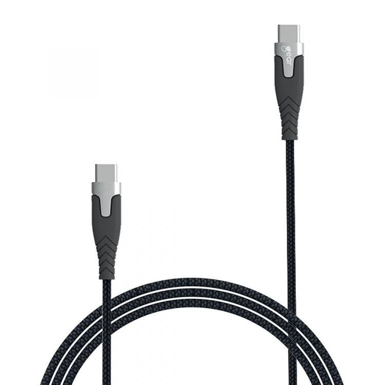 Cable PRO USB-C to USB-C 2.0 1.5m Black Kevlarcabel and Metalhousing