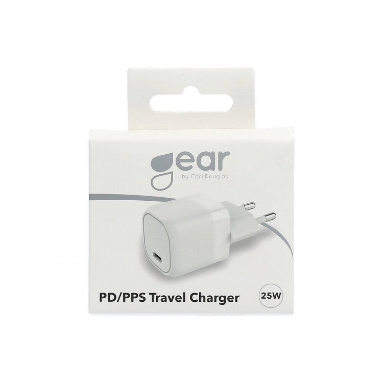 Charger 220V 1xUSB-C PD/PPS 25W White