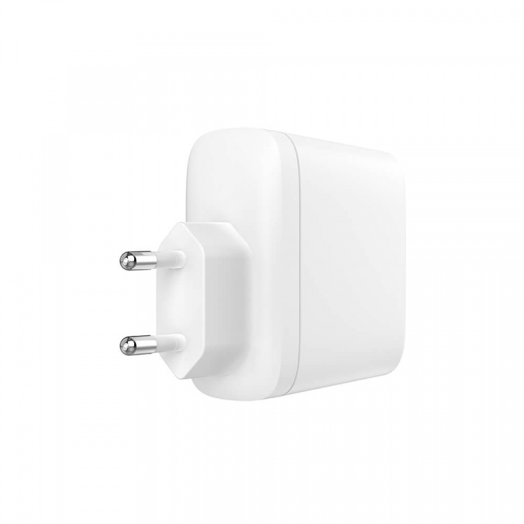 Charger 220V 2xUSB-C PD 60W White