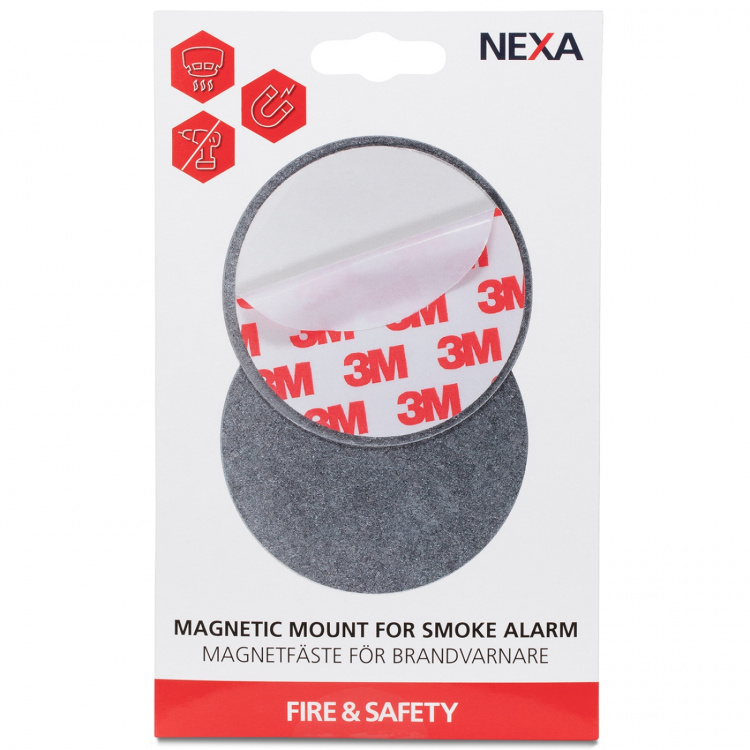 nexa MF-571 Magnetfäste till brandvarnare Ø 7cm nexa MF-571 Magnetfäste till brandvarnare Ø 7cm
