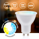 Alpina WiFi Smart GU10 LED Warm/Koud Wit 4.9W 470 lm