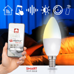 Alpina WiFi Smart E14 LED Warm/Koud Wit 4,9W 470 lm Alpina WiFi Smart E14 LED Warm/Koud Wit 4,9W 470 lm