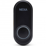nexa MLT-1925 Dörrklocka tryckknapp Svart