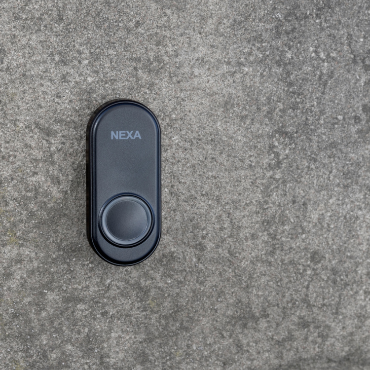 nexa MLT-1925 Dörrklocka tryckknapp Svart
