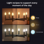 Philips Hue White Ambiance Filament E14 Kron 350 lm 1-pack Philips Hue White Ambiance Filament E14 Kron 350 lm 1-pack