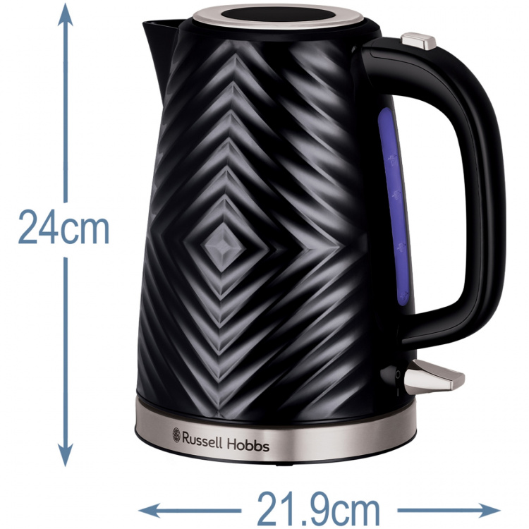 Russell Hobbs Vattenkokare Groove Kettle Black 26380-70