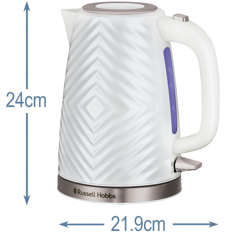 Russell Hobbs Vattenkokare Groove Kettle White 26381-70 Russell Hobbs Vattenkokare Groove Kettle White 26381-70