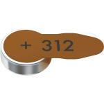 Varta Zinc-Air Batterij PR41 Type 312 | 1.45 V DC | 6-Blister | Gehoorapparaat | Bruin Varta Zinc-Air Batterij PR41 Type 312 | 1.45 V DC | 6-Blister | Gehoorapparaat | Bruin