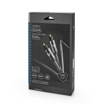 Nedis Optische Audiokabel | TosLink Male | TosLink Male | 5.00 m | Rond | Gevlochten | Gun Metal Grijs | Cover Window Box Nedis Optische Audiokabel | TosLink Male | TosLink Male | 5.00 m | Rond | Gevlochten | Gun Metal Grijs | Cover Window Box