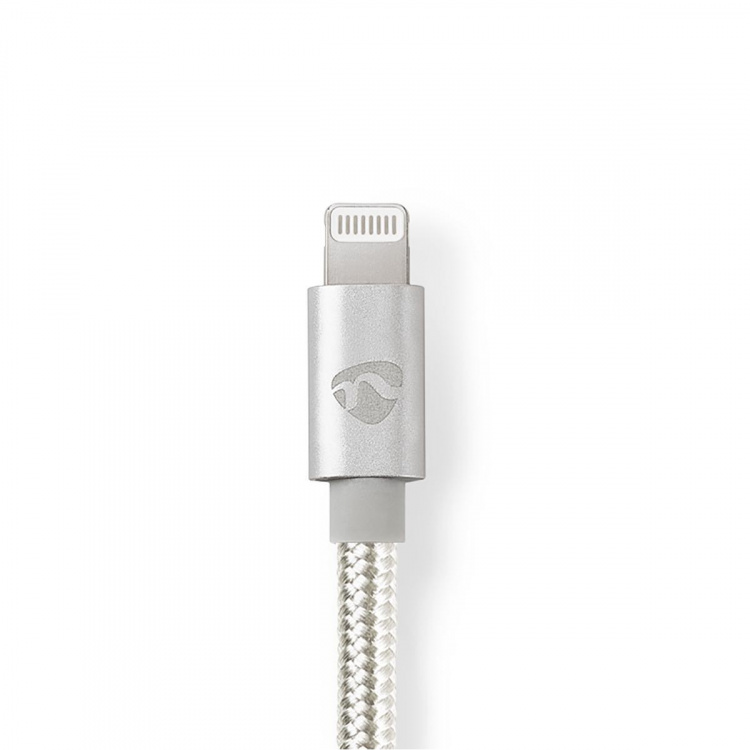 Nedis Lightning Kabel | USB 2.0 | USB-C™ Male | Apple Lightning 8-Pins | 480 Mbps | Verguld | 2.00 m | Rond | Gevlochten / Nylon | Aluminium | Cover Window Box
