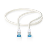 Nedis CAT6a netwerkkabel | S/FTP | RJ45 Male | RJ45 Male | 10.0 m | Snagless | Rond | Gevlochten / PVC | Zilver | Cover Window Box