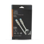 Nedis CAT6a netwerkkabel | S/FTP | RJ45 Male | RJ45 Male | 2.00 m | Snagless | Rond | Gevlochten / PVC | Zilver | Cover Window Box Nedis CAT6a netwerkkabel | S/FTP | RJ45 Male | RJ45 Male | 2.00 m | Snagless | Rond | Gevlochten / PVC | Zilver | Cover Window Box