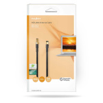 Nedis Antennekabel | SMA Male | SMA Female | Verguld | 50 Ohm | Dubbel Afgeschermd | 10.0 m | Rond | PVC | Zwart | Doos