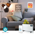 Nedis SmartLife Convectorkachel | 2000 W | 3 Warmte Standen | LCD | 5 - 37 °C | Instelbare thermostaat | Wit