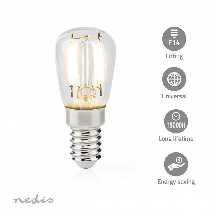 Nedis Koelkastlamp | LED | E14 | 2 W | T26
