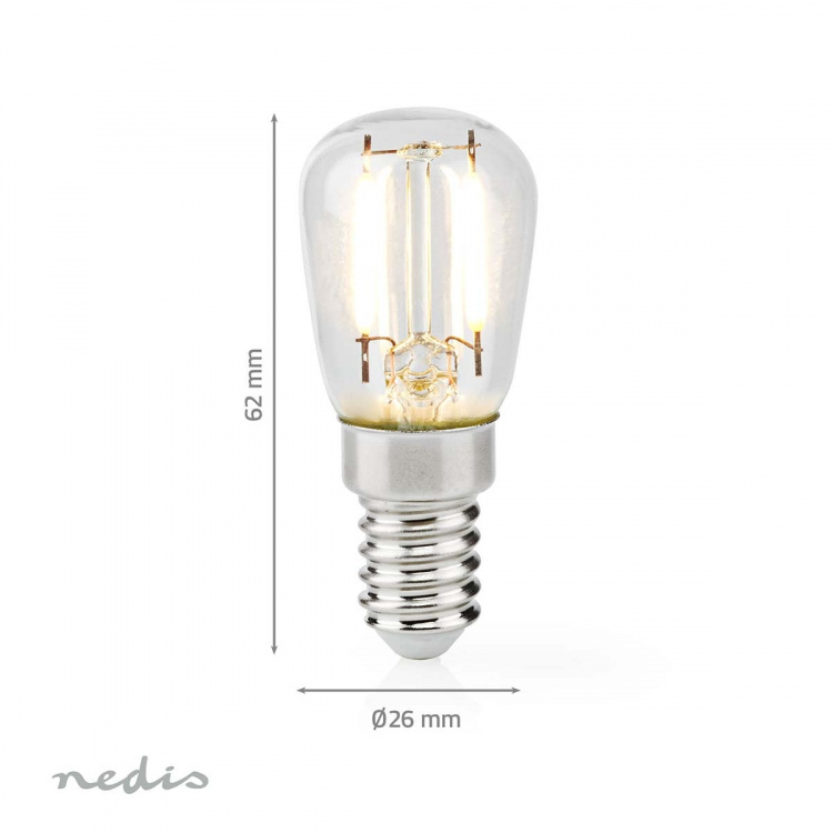 Nedis Koelkastlamp | LED | E14 | 2 W | T26