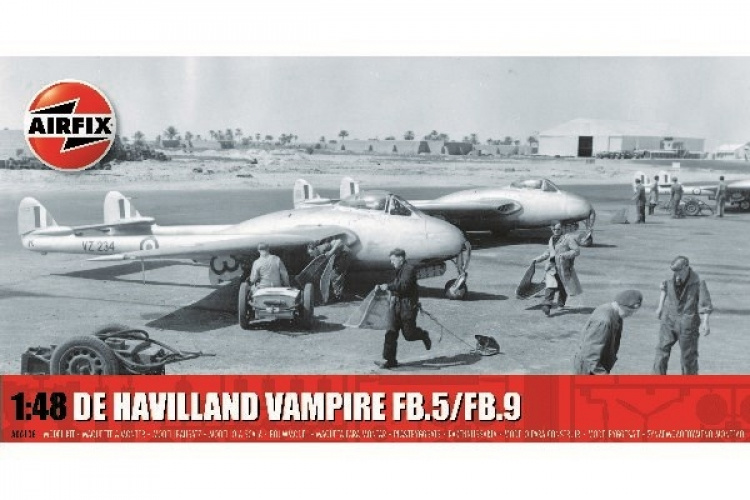 AIRFIX De Havilland Vampire FB.5/FB.9