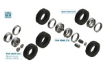 ITALERI 1:35 EUROPEAN TYRES and RIMS
