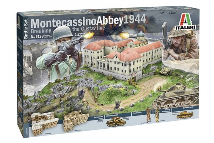 ITALERI 1:72 Montecassino 1944: \'\'Gustav\'\' Line Battle