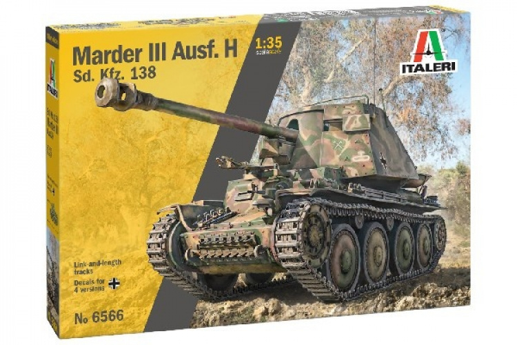 ITALERI 1:35 Sd. Kfz 138 Marder III H ITALERI 1:35 Sd. Kfz 138 Marder III H