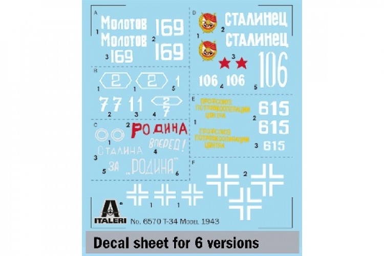 ITALERI 1:35 T-34/76 Model 1943 (premium edition)