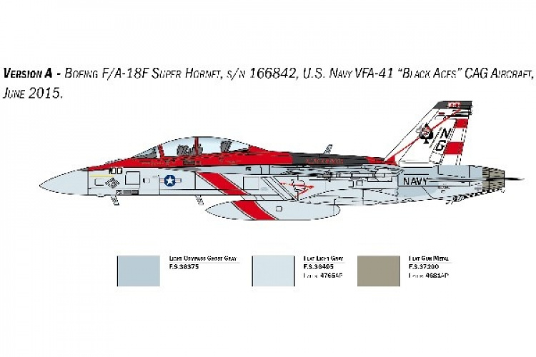 ITALERI 1:48 F/A-18F U.S. Navy Special Colors ITALERI 1:48 F/A-18F U.S. Navy Special Colors
