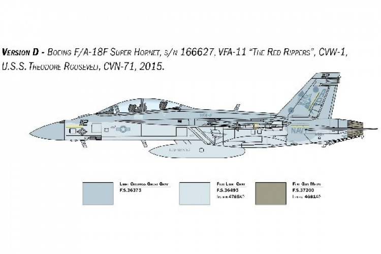 ITALERI 1:48 F/A-18F U.S. Navy Special Colors ITALERI 1:48 F/A-18F U.S. Navy Special Colors