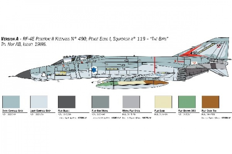 ITALERI 1:48 RF-4E Phantom II
